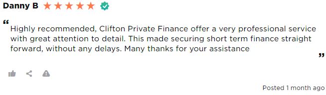 CLIENT REVIEW of Clifton Private Finance mortgage broker Mat Phillips 2
